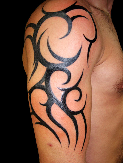 Best-Tribal-Arm-Tattoo-Design-for-Guys-2016