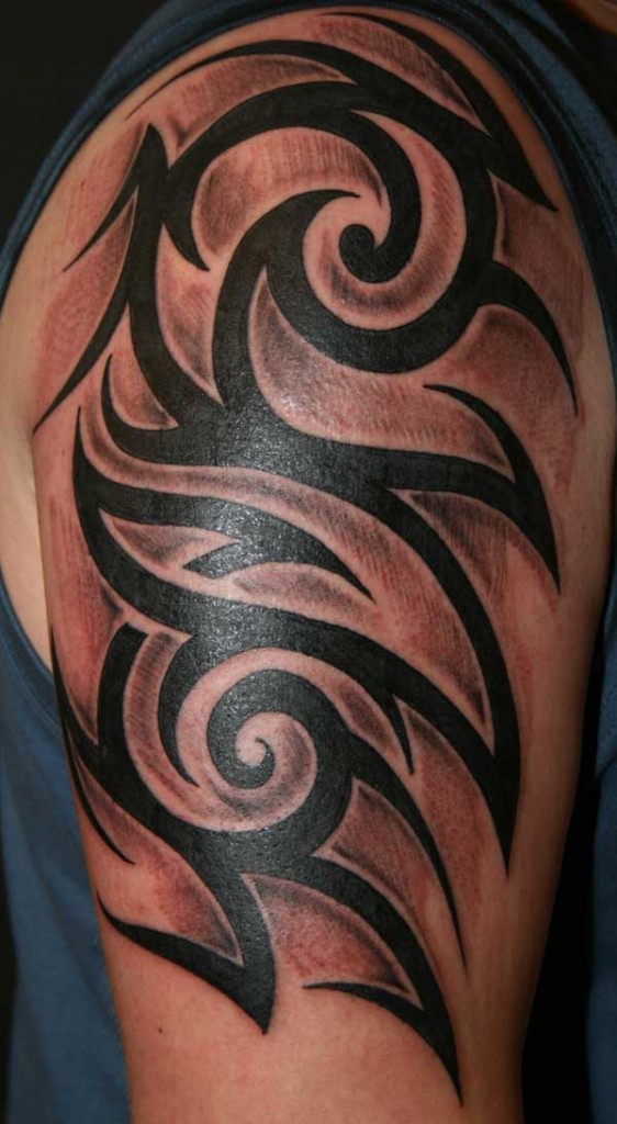 Ideal Tribal Tattoo Designs For Mens Arm...