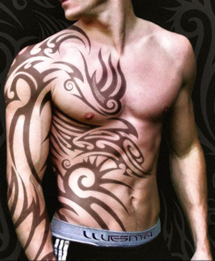 Ideal Tribal Tattoo Designs For Mens Arm
