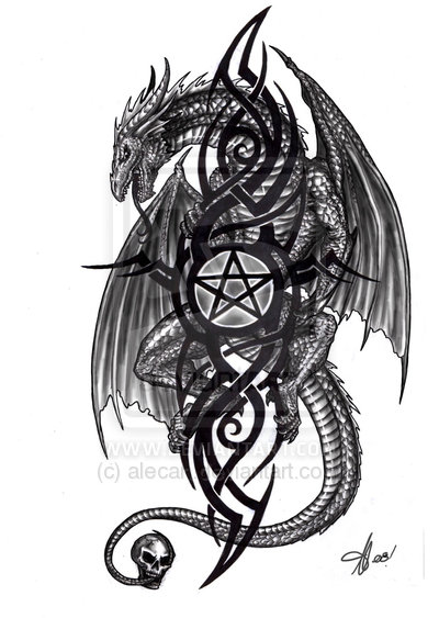 dragon-tribal-tattoo-