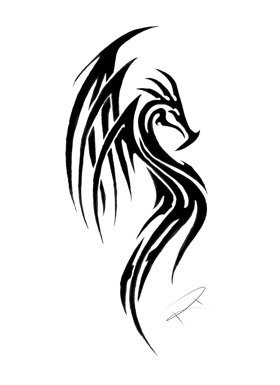 tribal_dragon_tattoo
