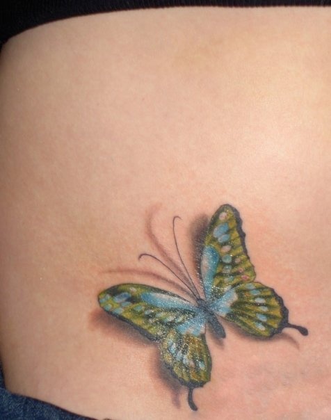3D Butterfly Tattoo...