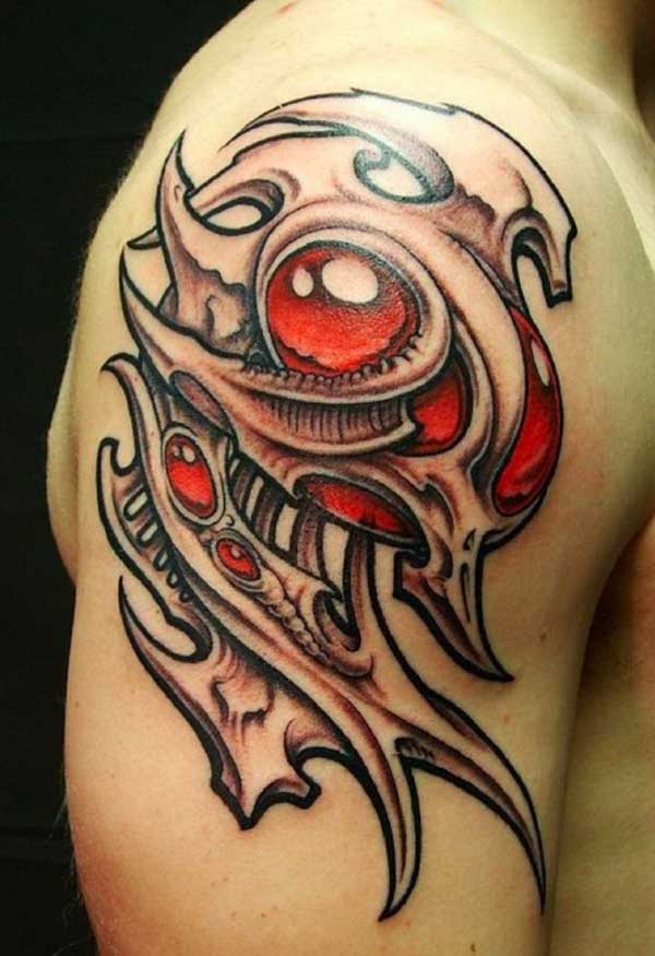 Beautiful Tribal Shoulder Tattoos