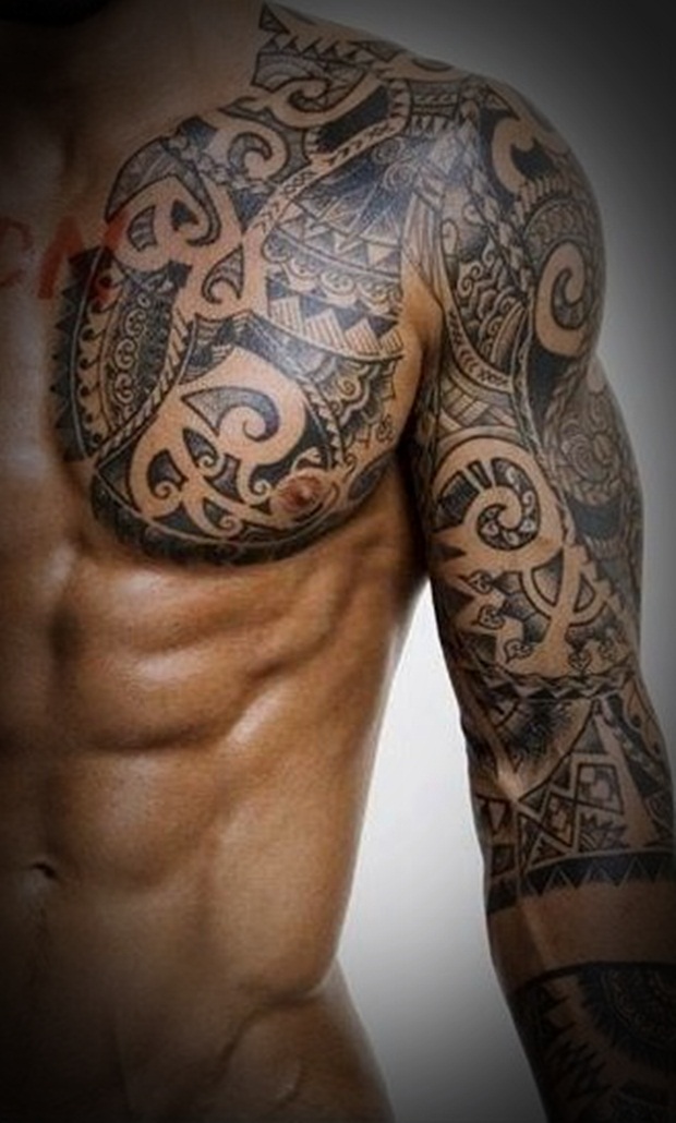 Best Tribal Tattoo Designs for Men pics