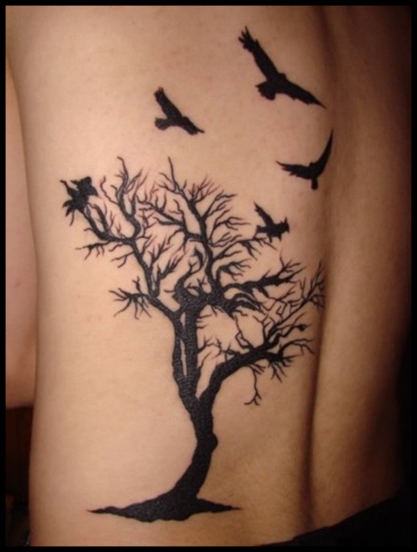 Bird Tree Tattoo