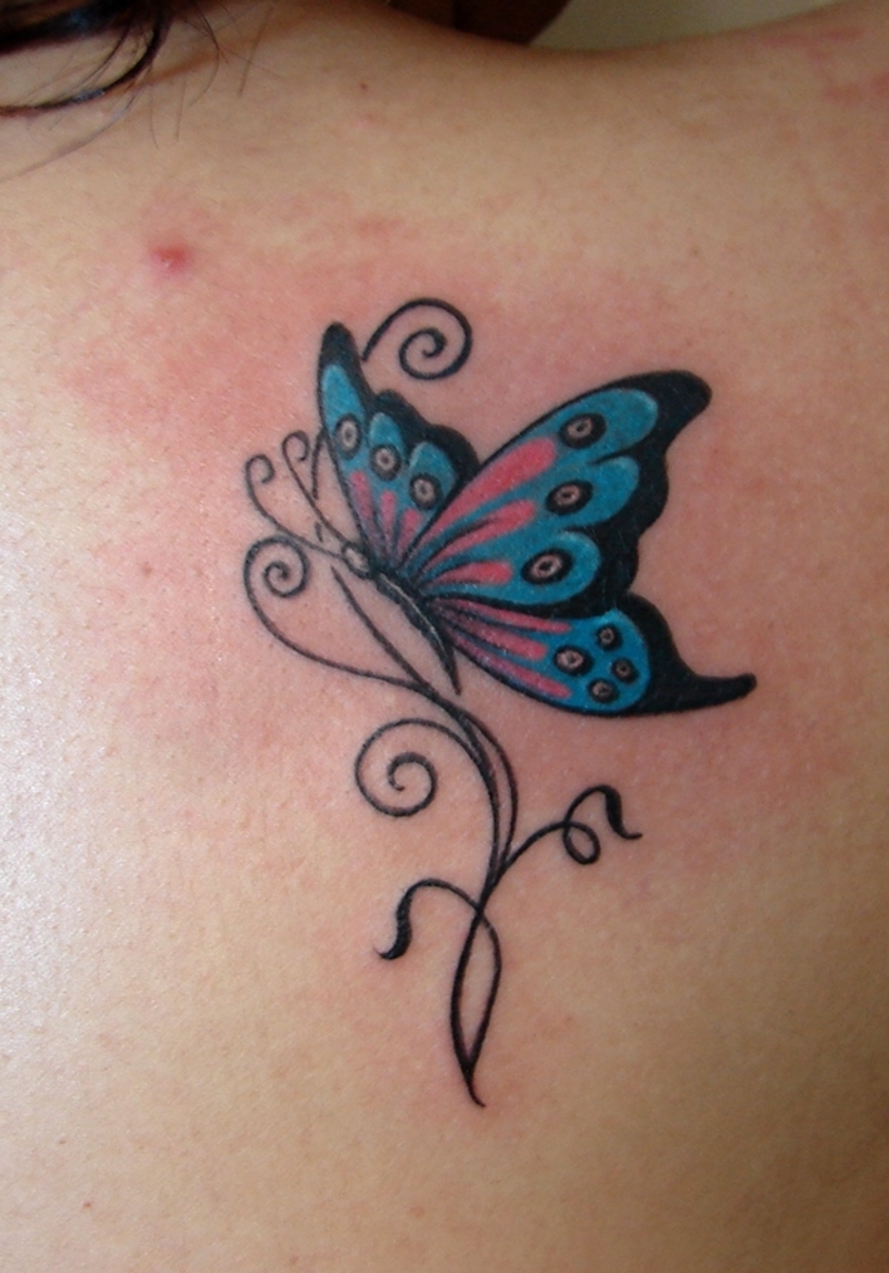 Butterfly Tattoo On Shoulder