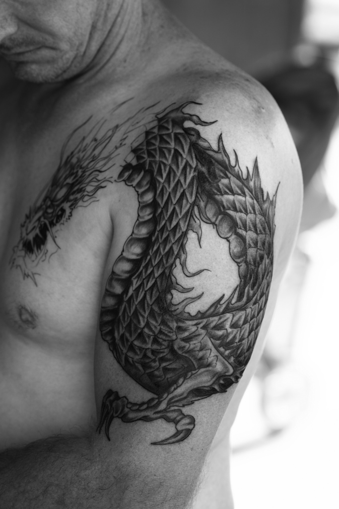 Chinese Dragon Tattoos for Men