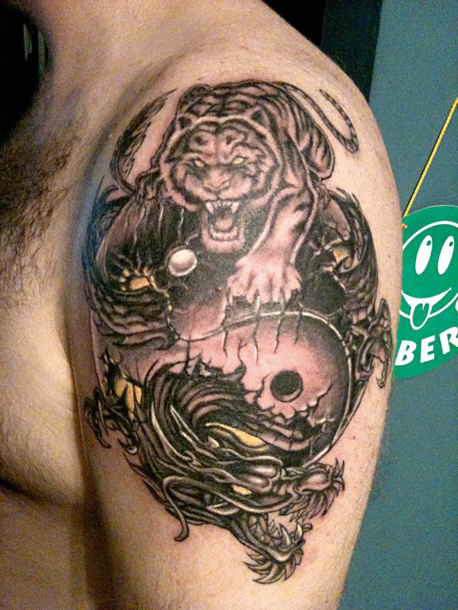 Dragon Tiger Tattoo Designs