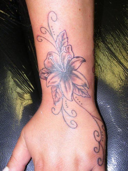 Flower Tattoos On Wrist for Women