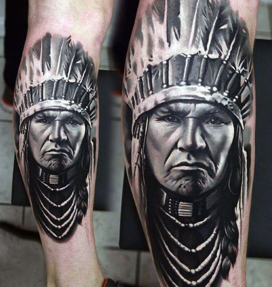 Indian Leg Tattoo Ideas For Men