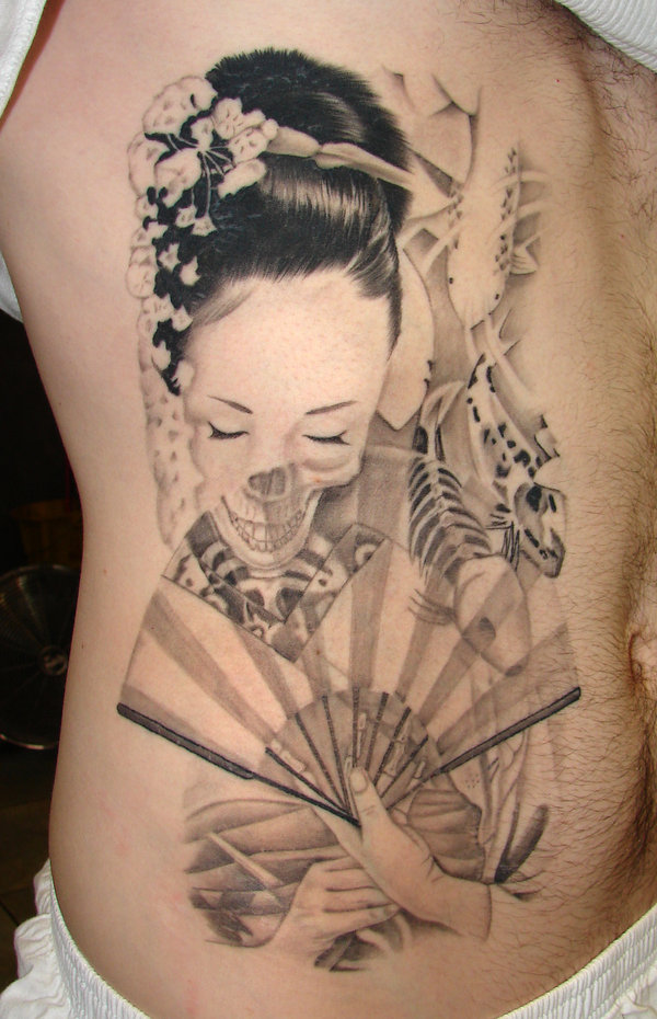 Japanese Geisha Tattoo Designs