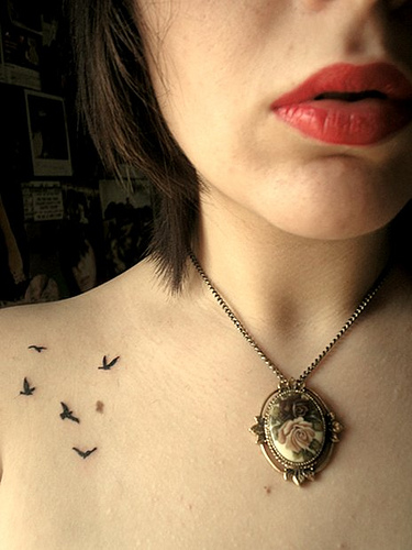 Pretty Bird Tattoo