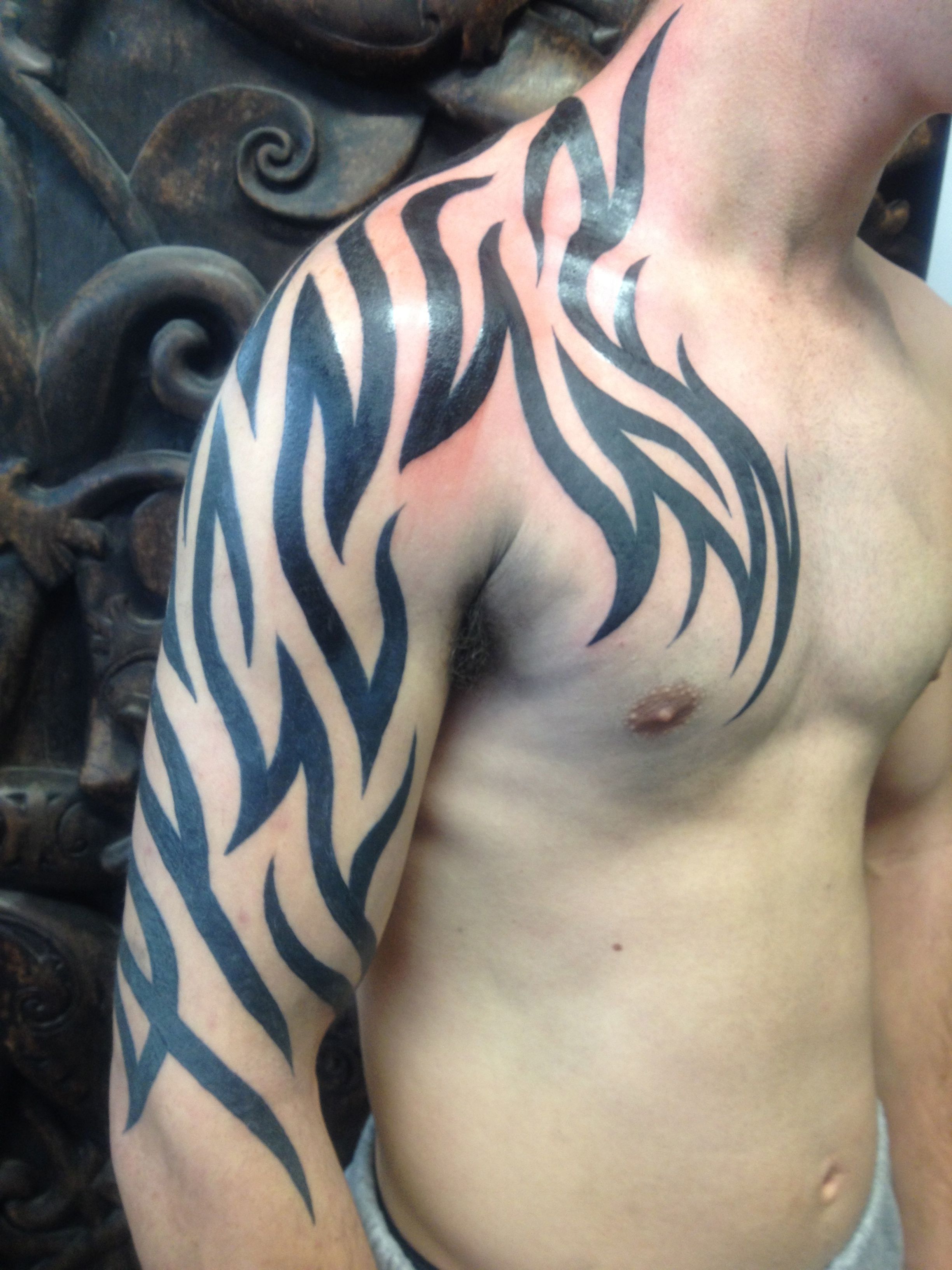Tribal Arm Sleeve Tattoo Designs for