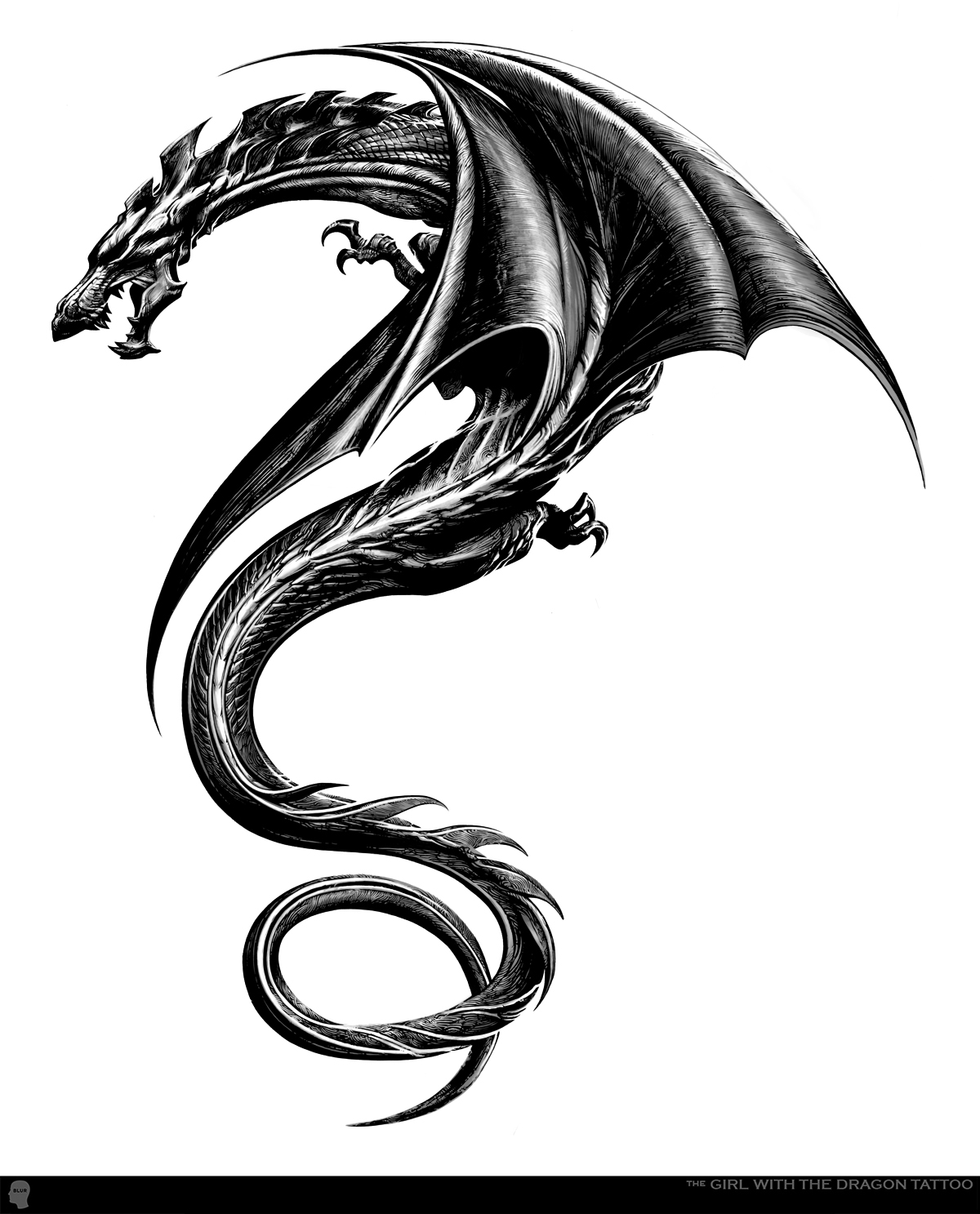 Winged Dragon Tattoo Designs