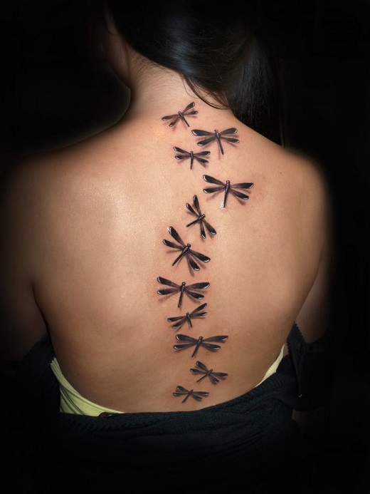 Amazing Dragonfly Tattoo Designs