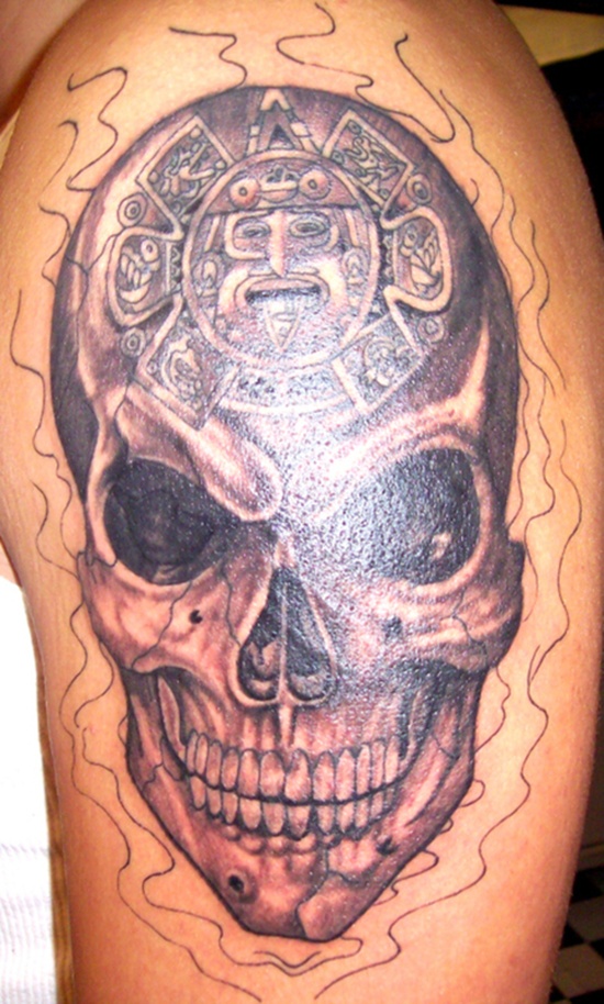 Aztec Inspired Tattoo Designs Pics