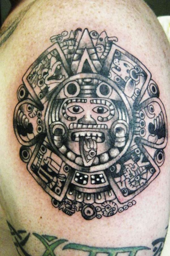 Aztec Warrior Tattoo Designs