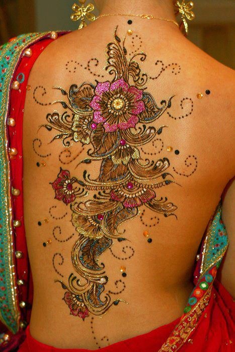Beautiful Indian Henna Tattoo