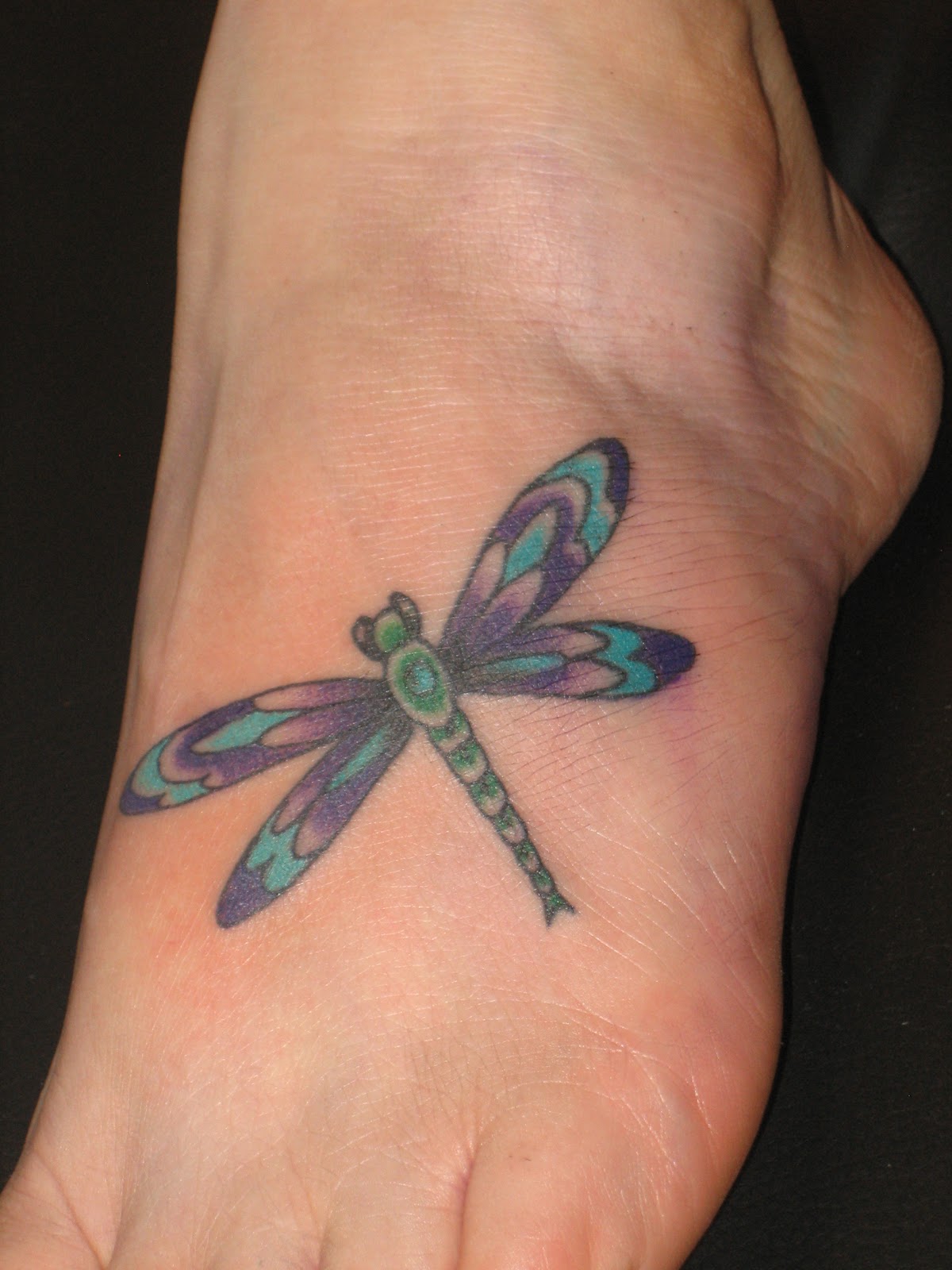 Cute Small Dragonfly Tattoos