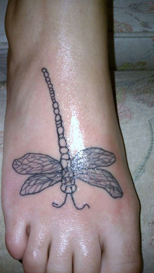 Dragonfly Tattoo Design..
