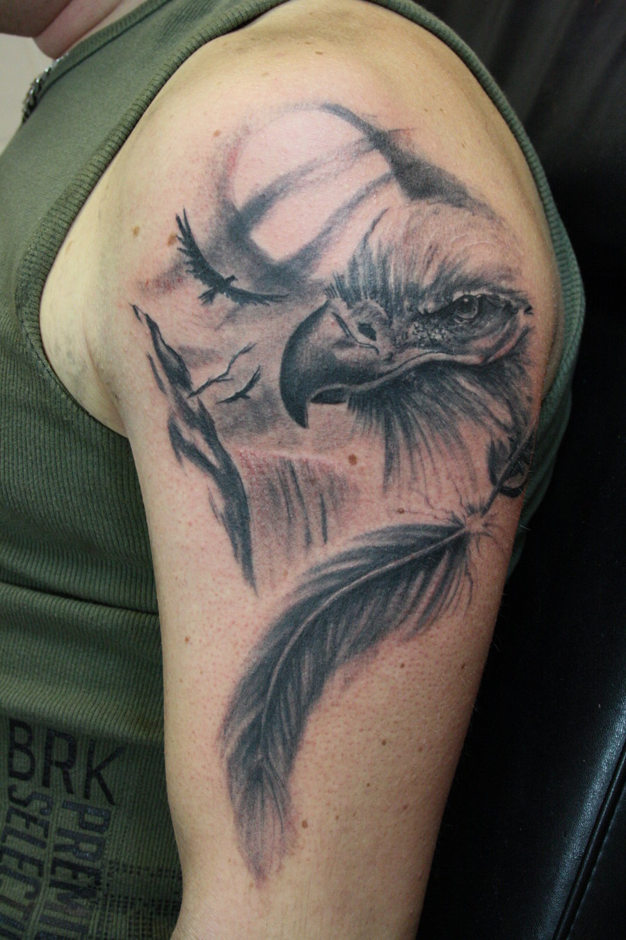 Eagle Feather Tattoo Designs