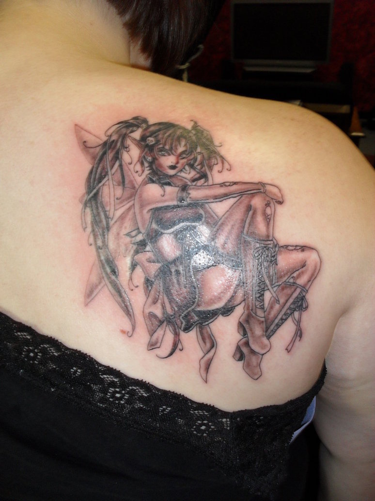 Gothic Fairies Tattoo Designs