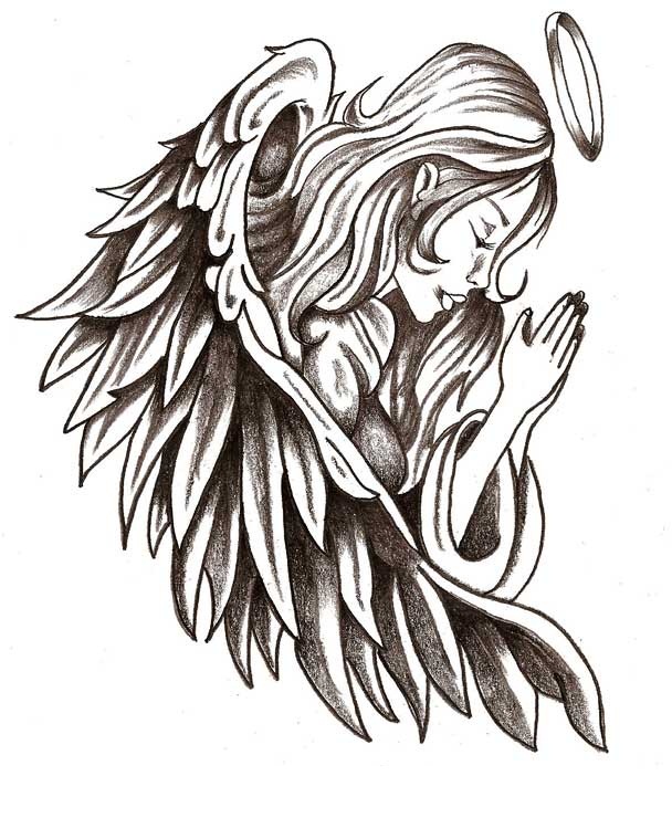 Guardian angel tattoo