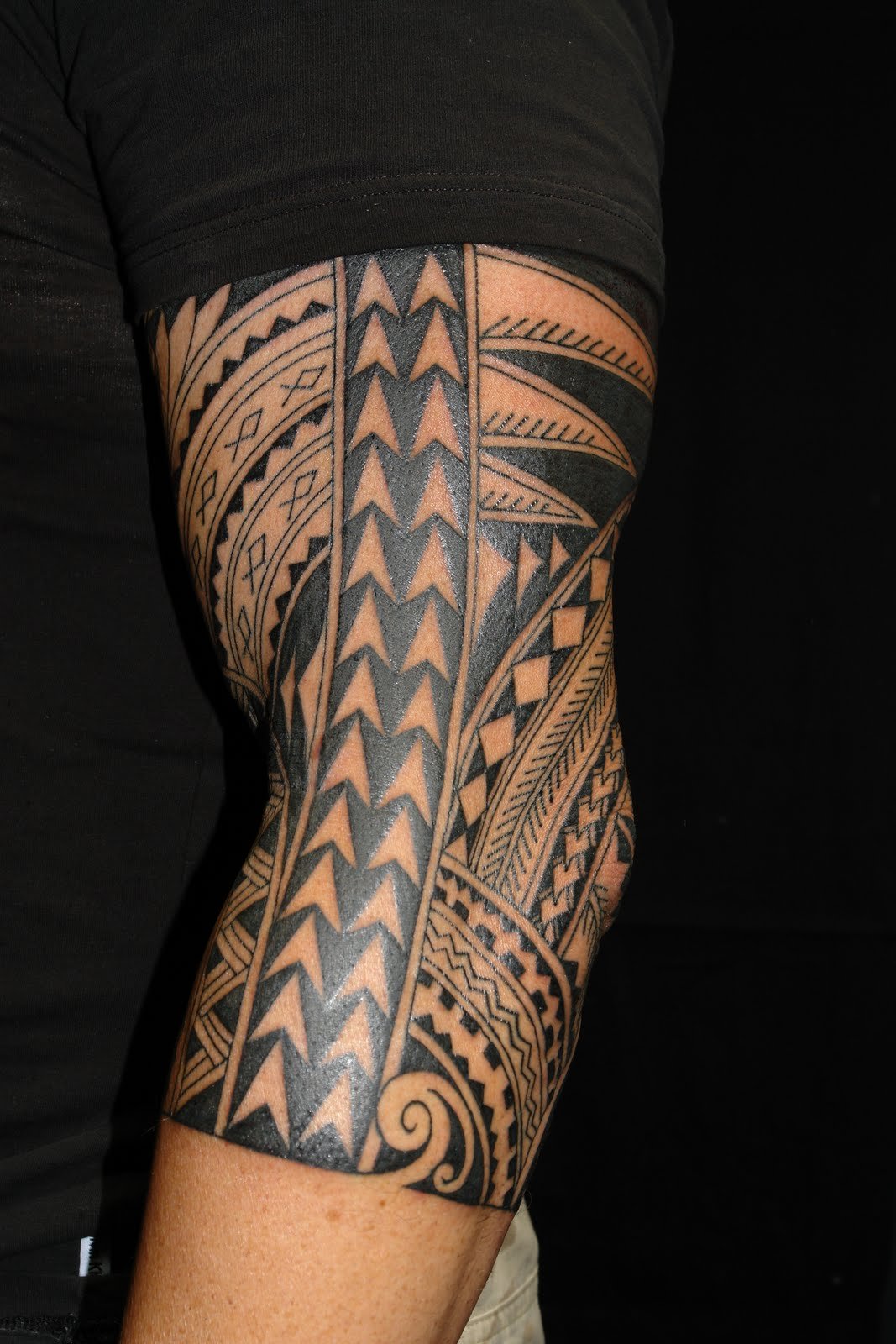 Hawaiian Half Sleeve Tattoo Designs