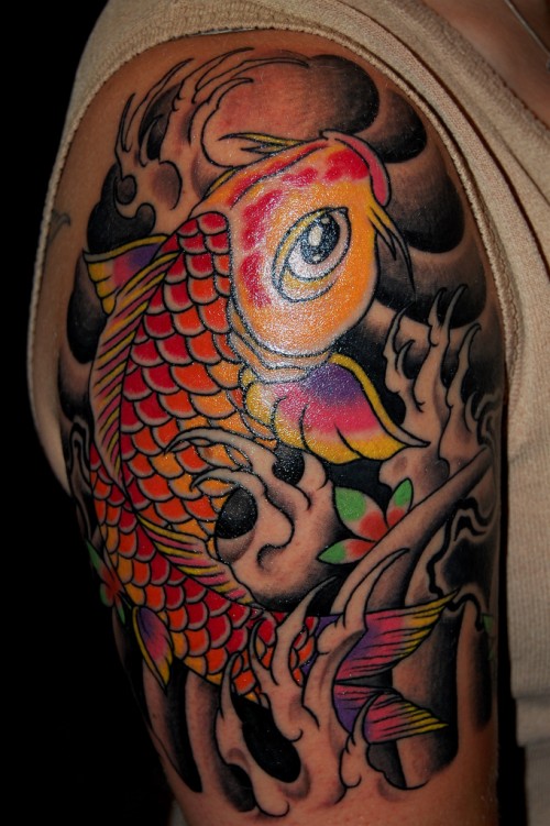 Koi Fish Tattoo Designs image gallery