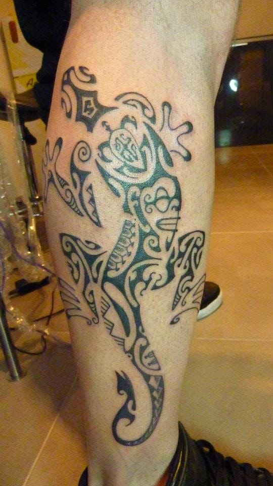 Maori Leg Tattoo Designs
