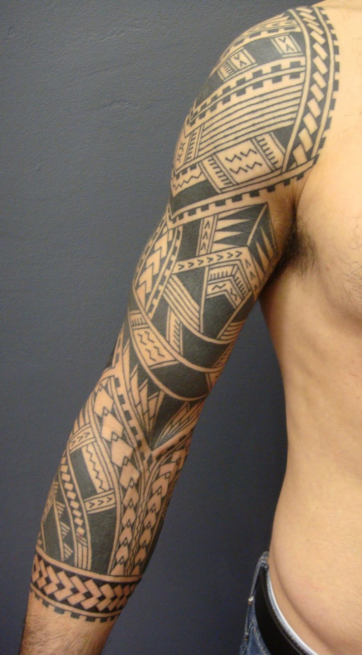 Samoan Sleeve Tattoo Designs