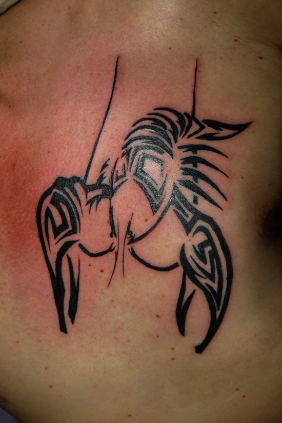 Tribal Cancer Tattoo Designs