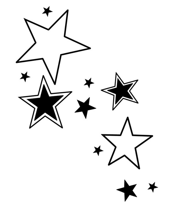 Wonderful Star Tattoos Designs