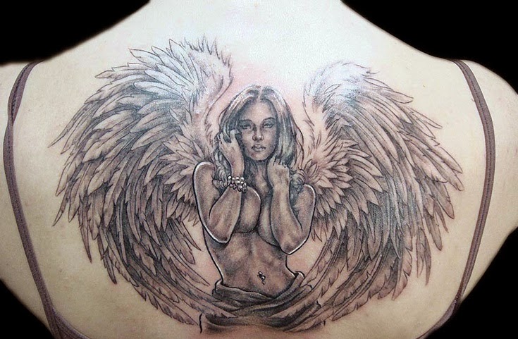beautiful angel tattoos