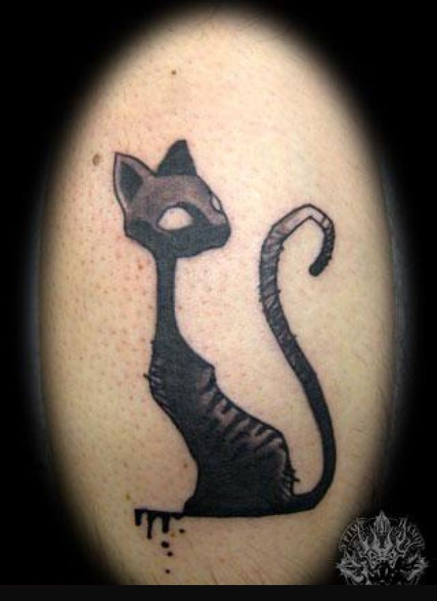 Cat Tattoo Design..