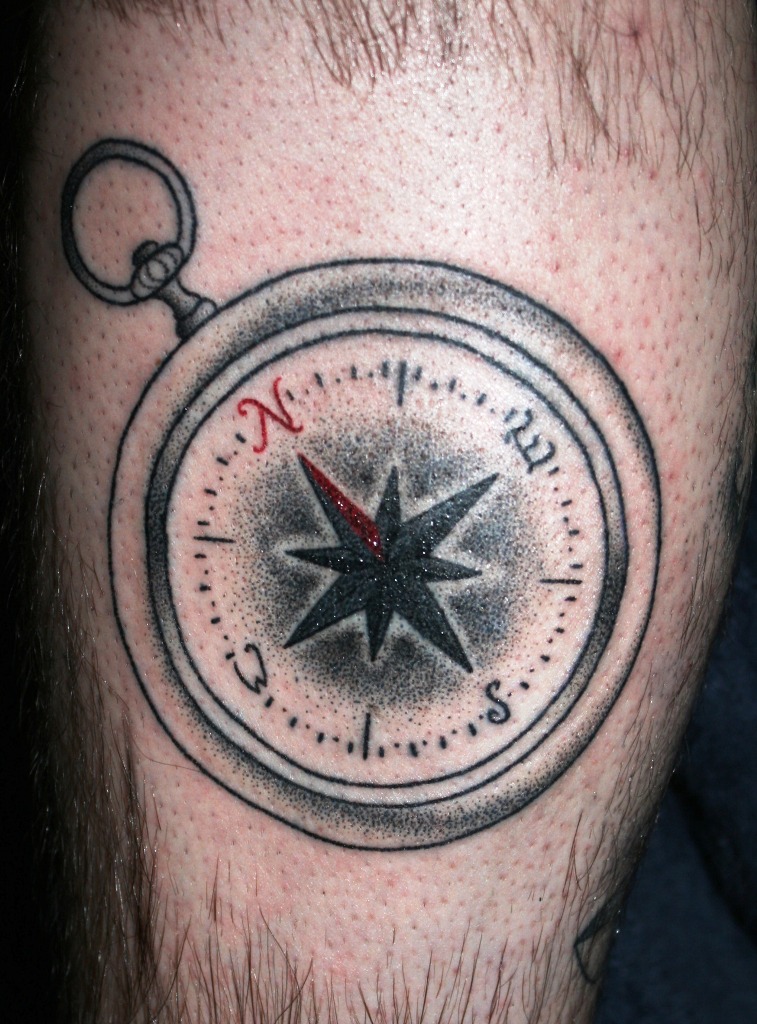 Compass-Tattoo-Sketch