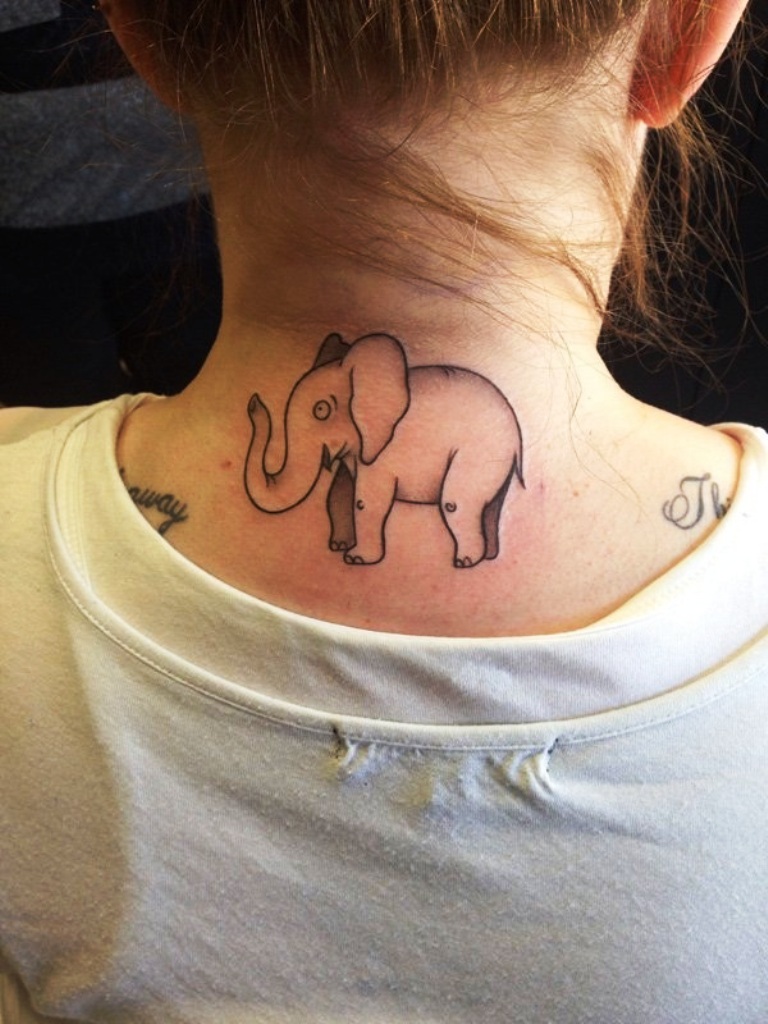 Cute-Elephant-Small-Tattoo-Ideas-For-Girls-