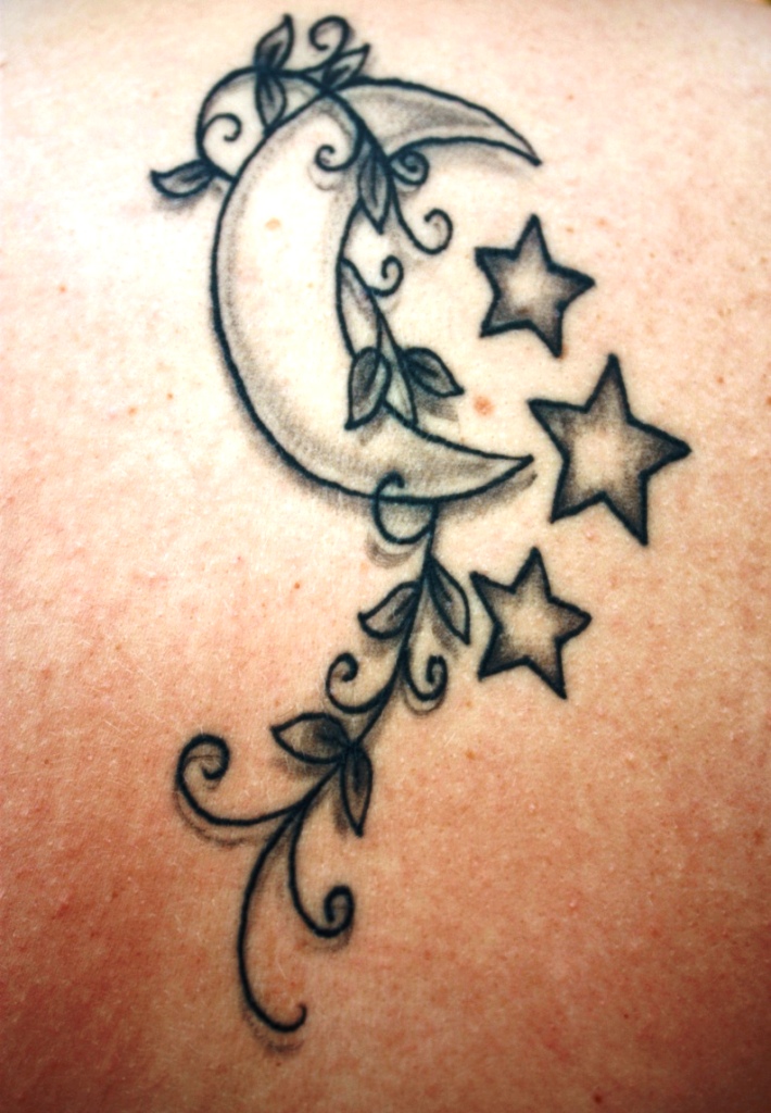 Moon-and-Star-Tattoos