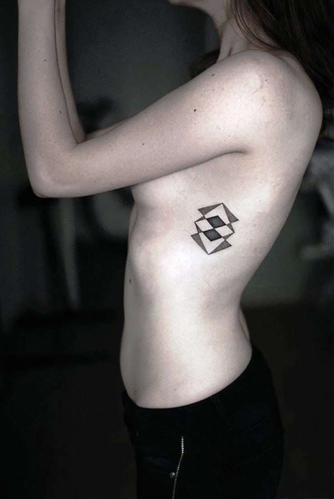 Small-Geometric-Side-Tattoo