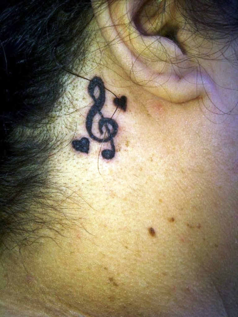 Small music note tattoos
