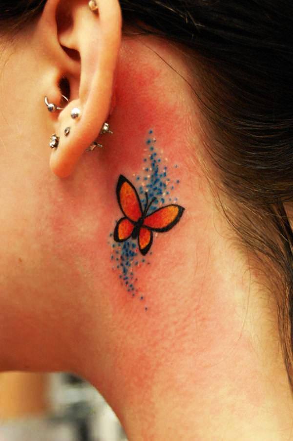 This-tiny-butterfly-tattoo-is-pretty-cute-hiding-behind-the-ear