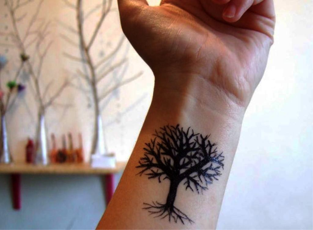 Tree-Tattoo-on-the-Wrist