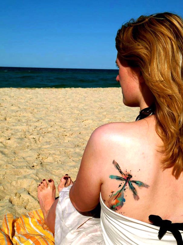Watercolor wonderfull tattoos