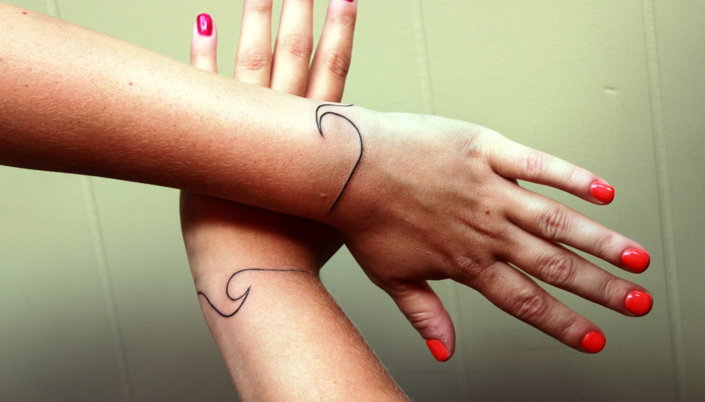 Wave-Tattoo-On-Wrist