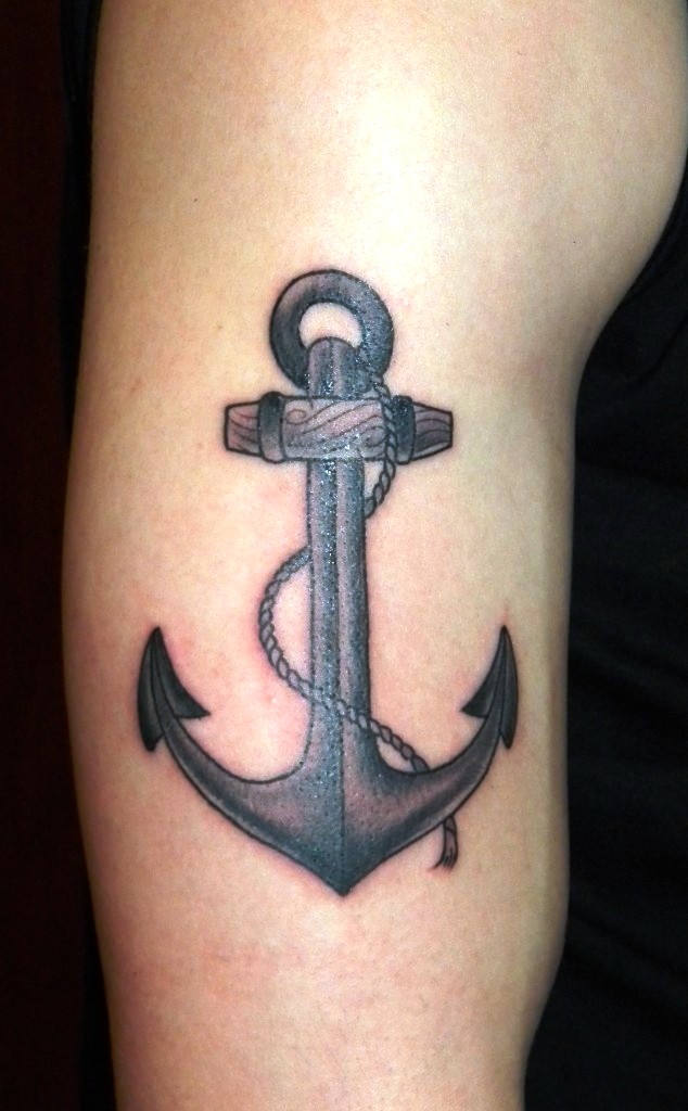 best small anchor tattoos
