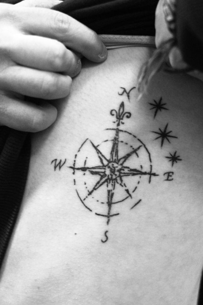 compass-tattoo-design