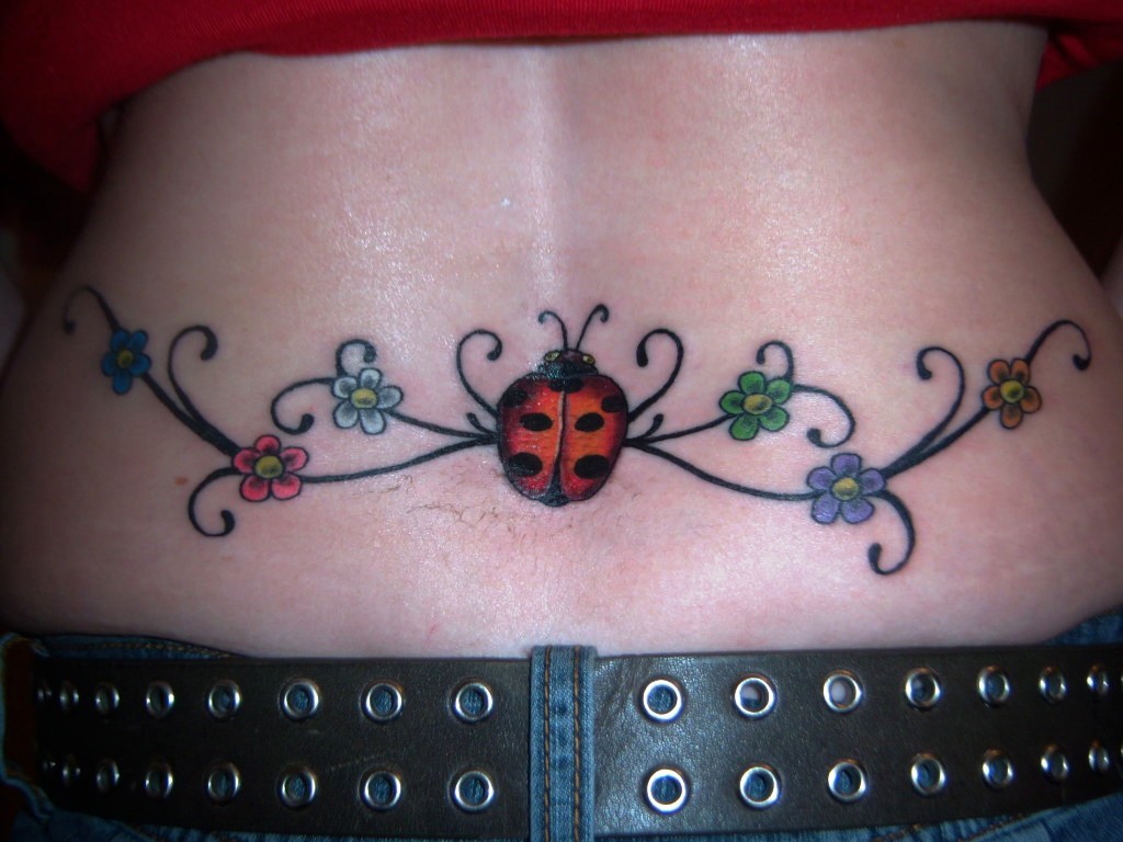 ladybug-tattoo-lower-back