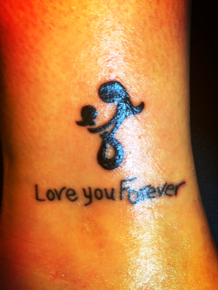 love you forever mom tattoos