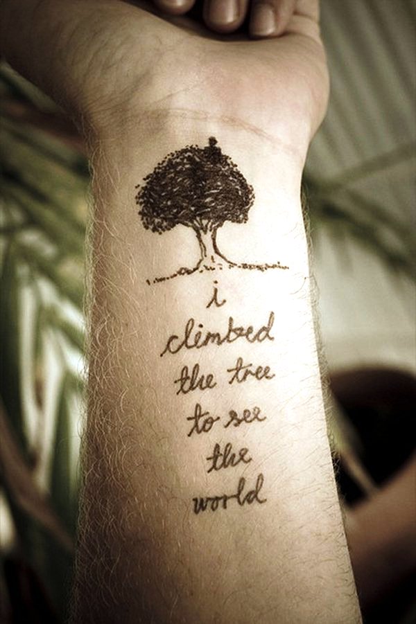 small-tree-tattoo nature designs