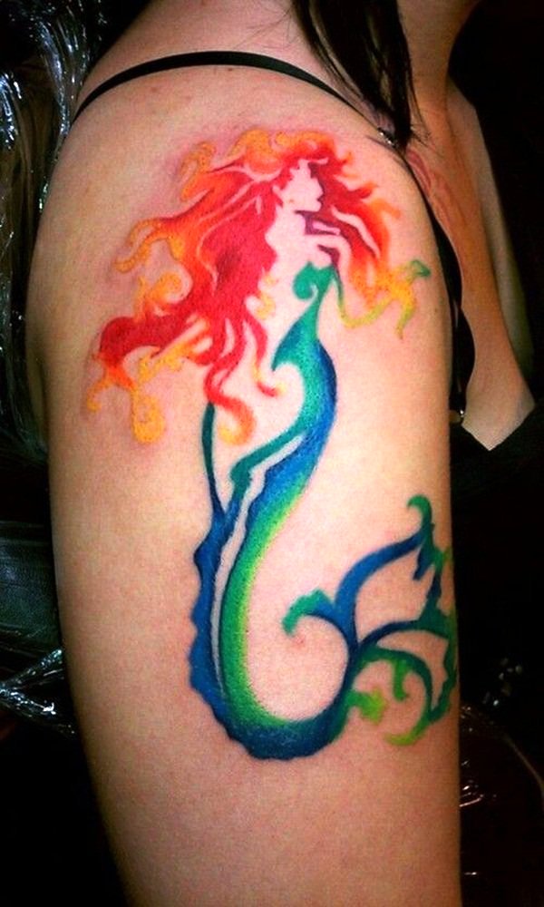 watercolor-Mermaid-Tattoo